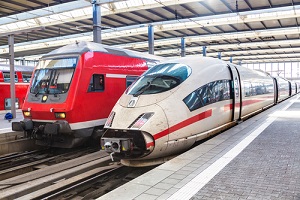 Europcar Car Rentals at Munich Central Rail Station سكة حديد ميونخ